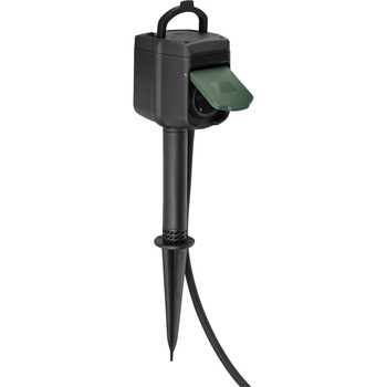 Prelungitor inteligent de gradina Brennenstuhl Connect, Wi-Fi, cu 2 prize, IP44, tarus, control aplicatie, Alexa si Google Assistan, cablu H07RN-F 3G1.5, 3m Prelungitor inteligent de gradina Brennenstuhl Connect, Wi-Fi, cu 2 prize, IP44, tarus, control aplicatie, Alexa si Google Assistan, cablu H07RN-F 3G1.5, 3m