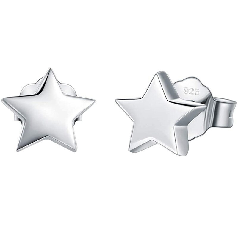 Cercei dama din argint 925, ASKSA, forma stea, ideali cadou, aniversare, cutie eleganta cadou