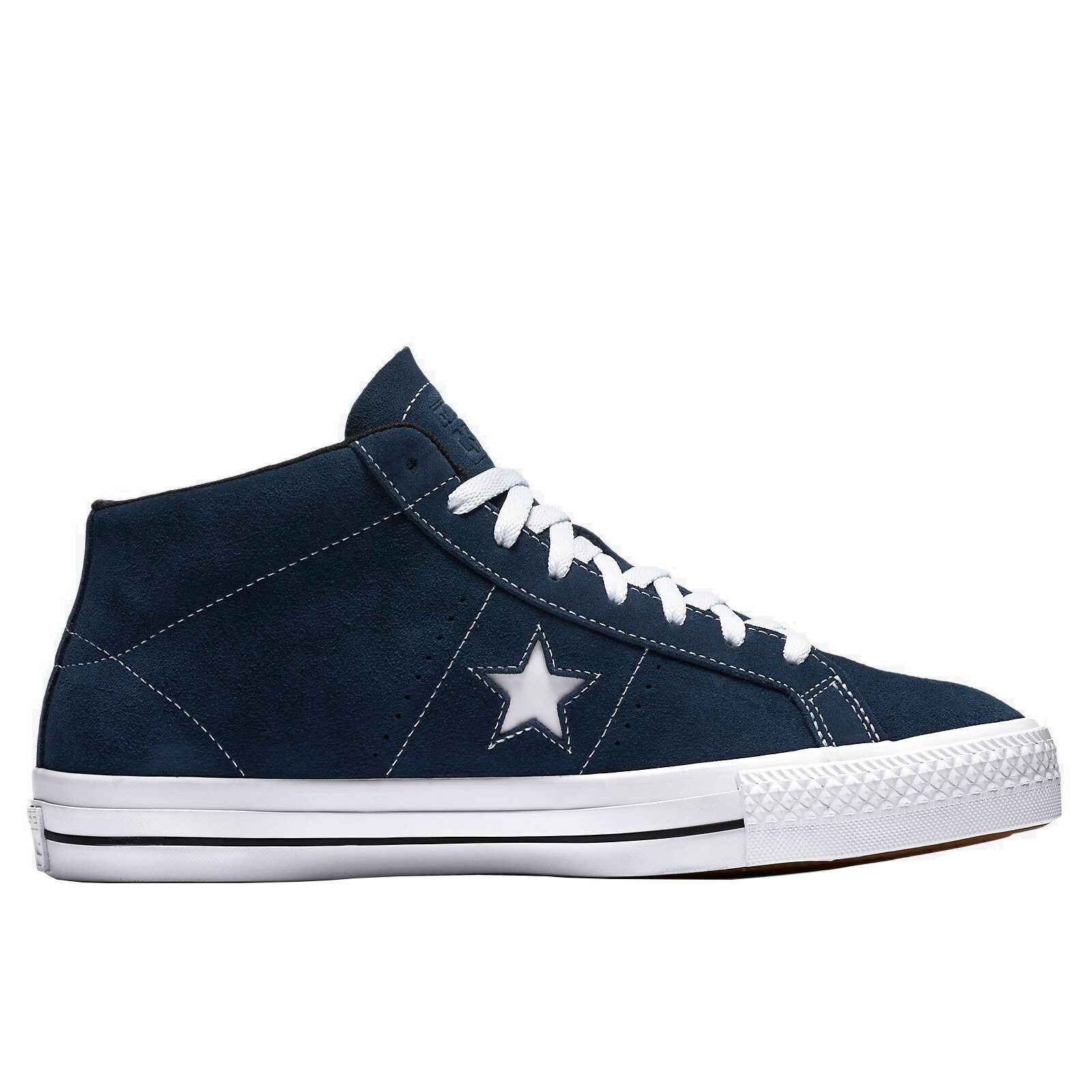 Converse One Star Pro Mid Leather Unisex tornacipő, Navy/White, 37