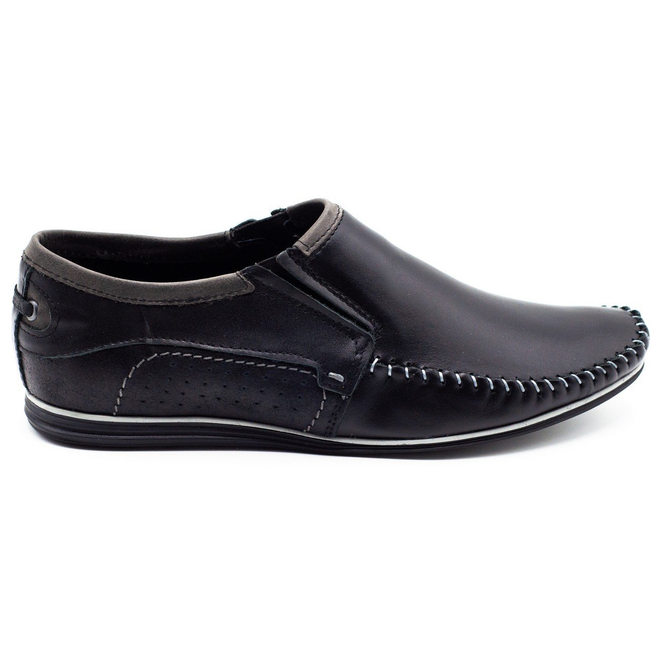 Mocasini barbati, KOMODO, BM104993, Negru