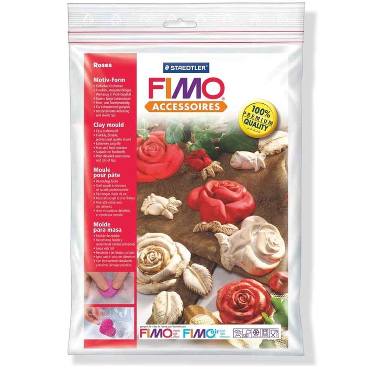 Set forme FIMO matrita trandafiri