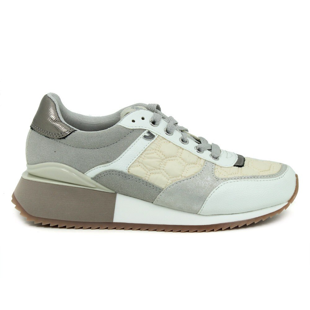 Pantofi Gioseppo, Engerdal, Gri/Crem