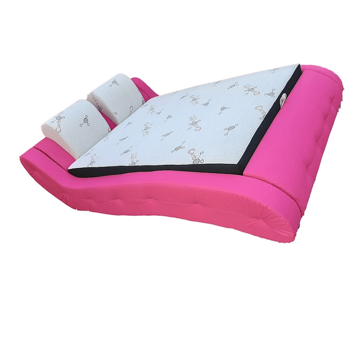 Raft Bed franciaágy Pink 180×200 cm