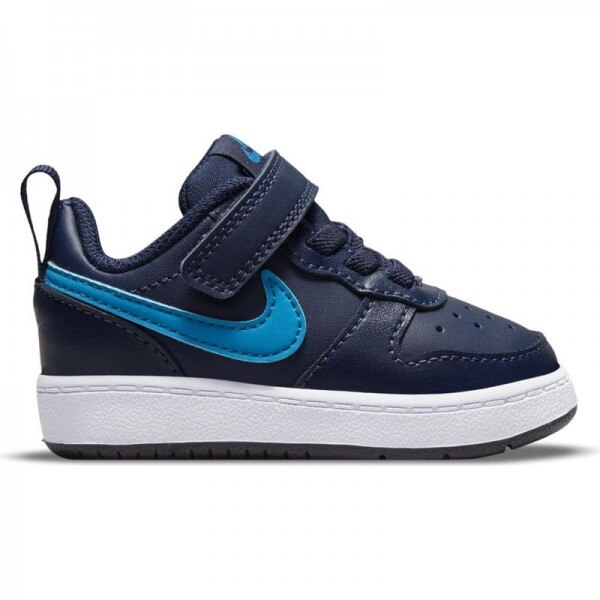 Pantofi Sport nike court borough low 2 (tdv) BQ5453-403, Baieti, 27 EU, Albastru