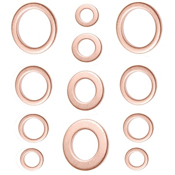Set 150 O-ring-uri cupru BGS Set 150 O-ring-uri cupru BGS