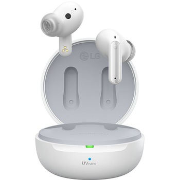 Casti Audio In-Ear LG TONE Free FP8, True Wireless, Active Noise Cancelling, Bluetooth, UV Nano, Alb Casti Audio In-Ear LG TONE Free FP8, True Wireless, Active Noise Cancelling, Bluetooth, UV Nano, Alb