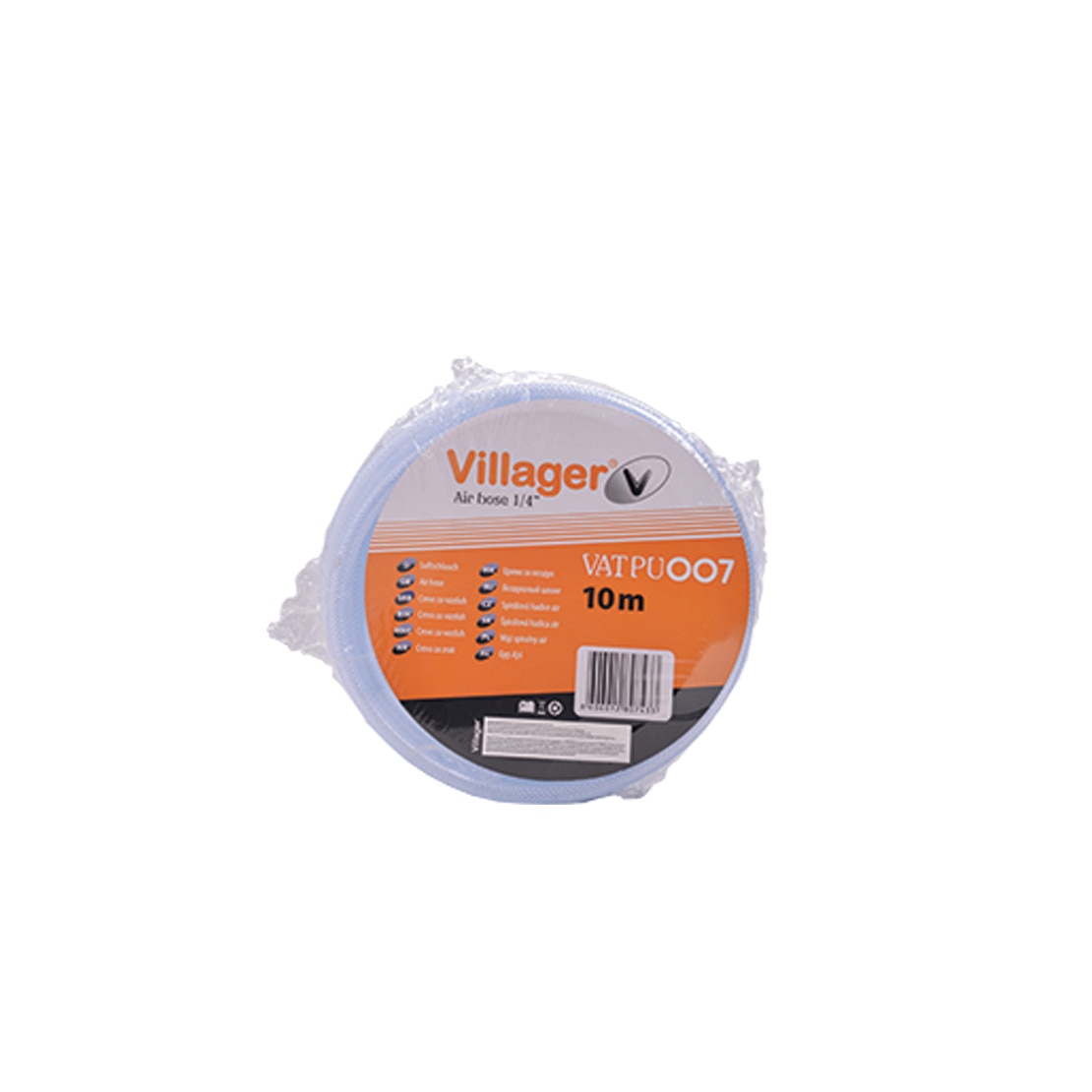 Furtun pneumatic cu conector, 15 bari 10M VAT PU 007, Villager VL009909