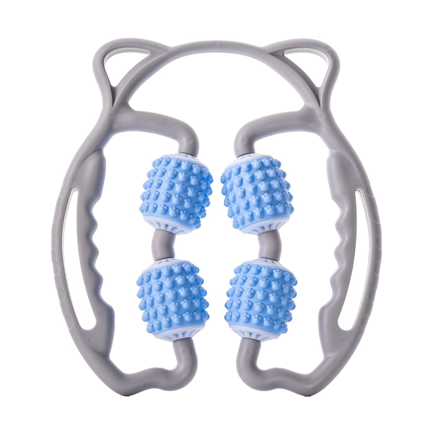 Dispozitiv Aparat pentru masaj muscular, in forma de U, cu role moi de silicon, pentru brate, gat, solduri, picioare - METATRON Massage Roller