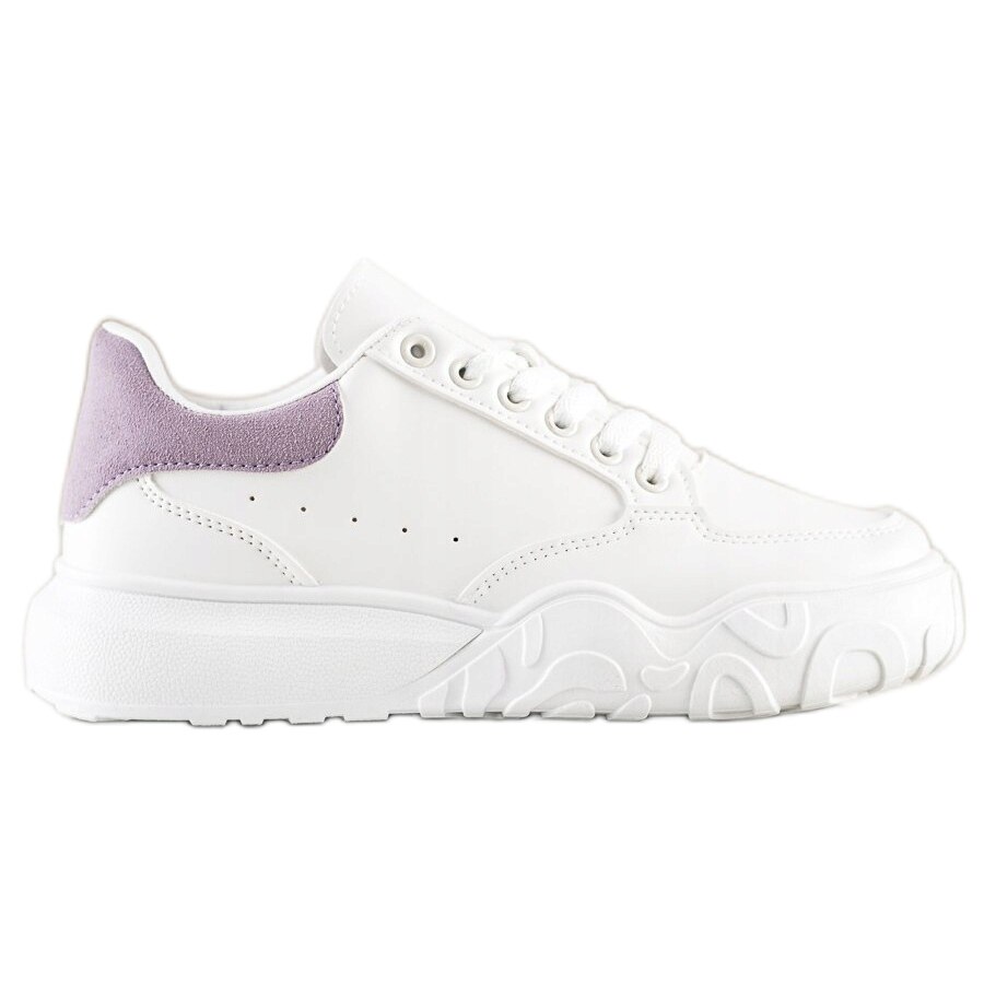 Pantofi sport pentru femei, Small Swan, BM113235, alb