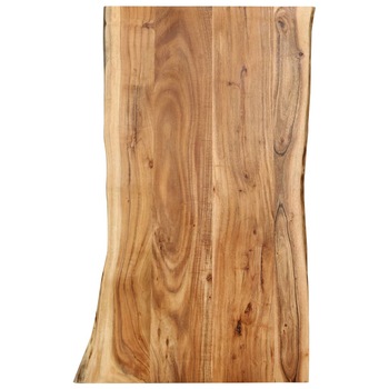 Blat de masa, 100x(50-60)x2,5 cm, lemn masiv de acacia Blat de masa, 100x(50-60)x2,5 cm, lemn masiv de acacia