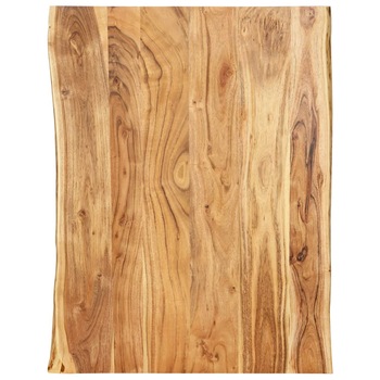 Blat de masa, 80x(50-60)x2,5 cm, lemn masiv de acacia Blat de masa, 80x(50-60)x2,5 cm, lemn masiv de acacia