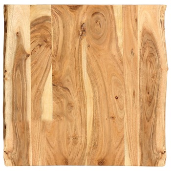 Blat de masa, 60x(50-60)x2,5 cm, lemn masiv de acacia Blat de masa, 60x(50-60)x2,5 cm, lemn masiv de acacia