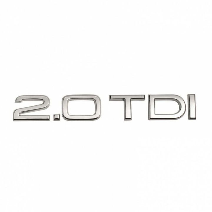 Emblema 2.0 TDI pentru Audi, Autoadeziva