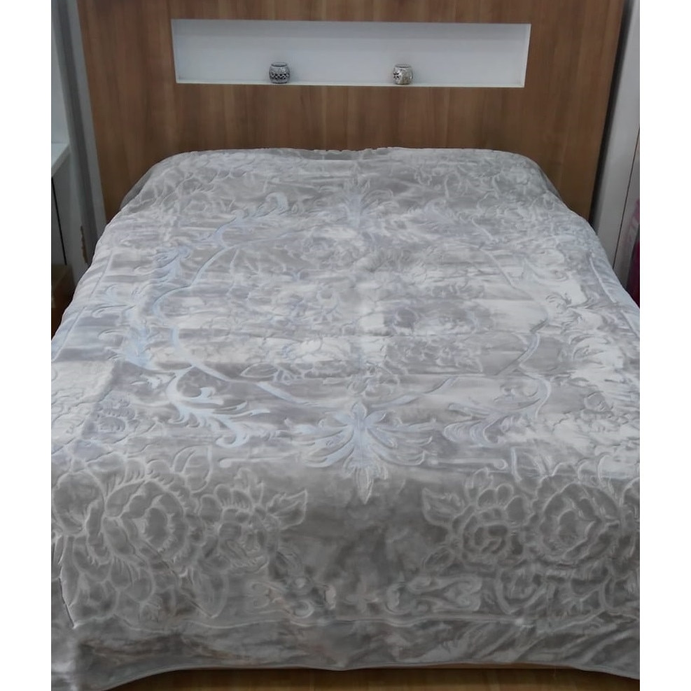 Patura microfibra Prestige Gri, 220x 240cm