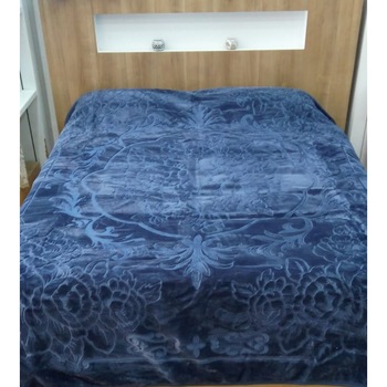 Patura microfibra Prestige Albastru 220x 240cm Patura microfibra Prestige Albastru 220x 240cm