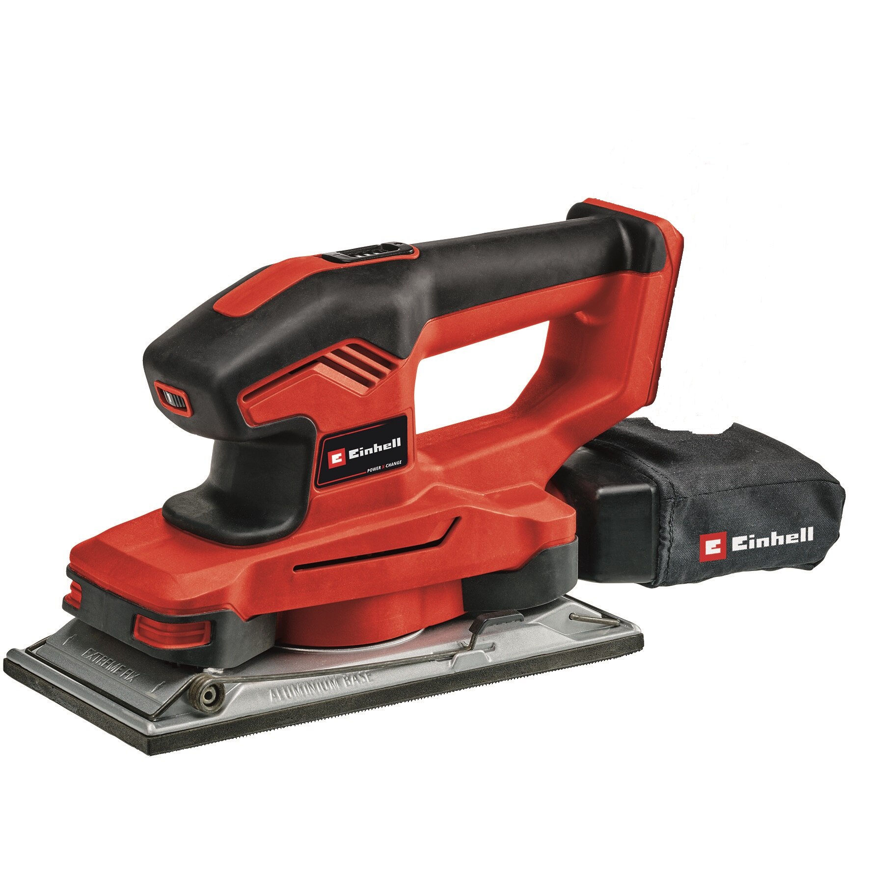 Slefuitor orbital Einhell TE-OS 18/230 Li Solo, 22000 oscilatii/min, prindere hartie slefuire cleme 280 x 115 si Velcro 230 x 115, livrat fara acumulator si incarcator