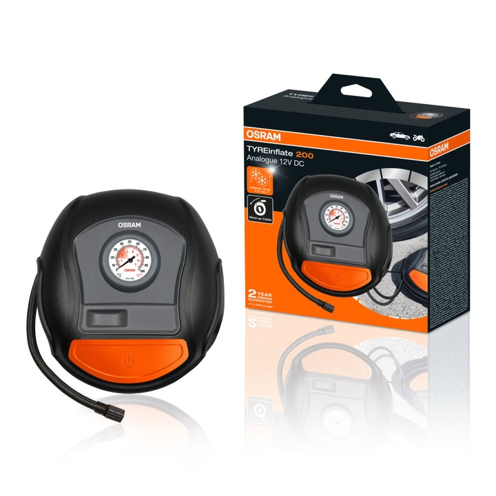 Компресор за автомобил Osram TYREinflate 200, 12V