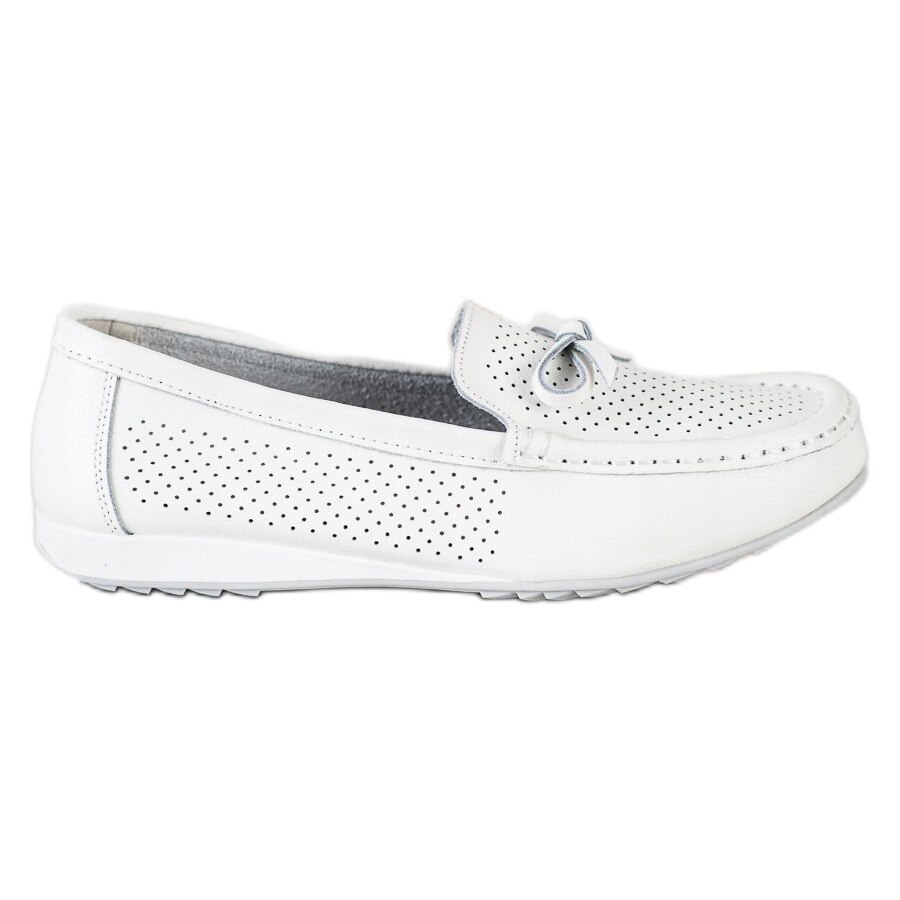 Mocasini de dama, Goodin, BM116664, alb, EU 36