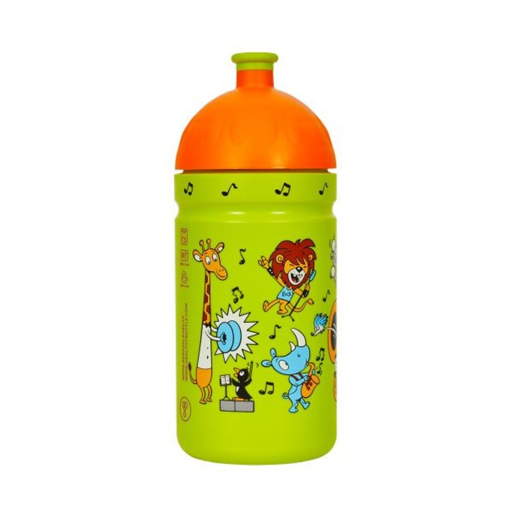 Sticla pentru bebelusi, Healthy bottle, 0,5 L, Animale, Verde