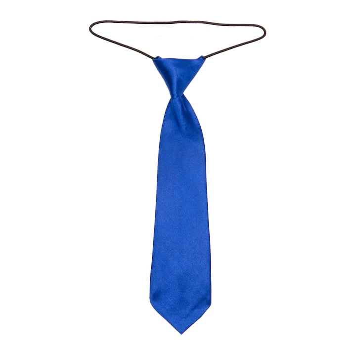 Gyerek nyakkendő, Buticcochet, Kék, szintetikus anyagból, 28 cm - CRV211