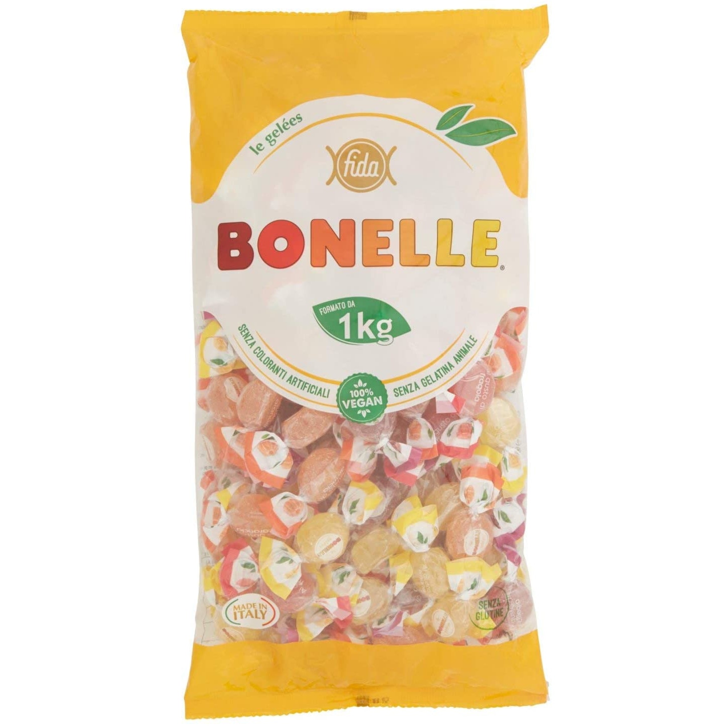 Jeleuri din fructe, Bonelle, fara gluten, rotunde, pachet de 1 kg