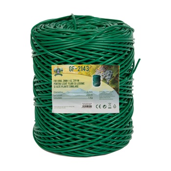 Fir vinil 2mm 1kg 200m pentru legat flori si legume Fir vinil 2mm 1kg 200m pentru legat flori si legume