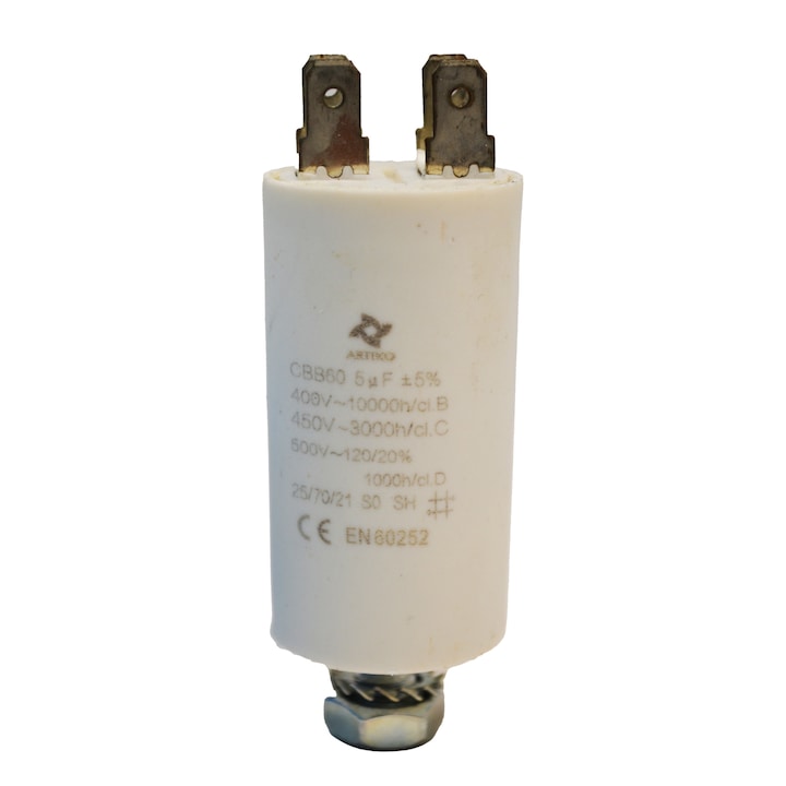 Condensator Pornire Motor, CBB60, 5uF ,450 VAC