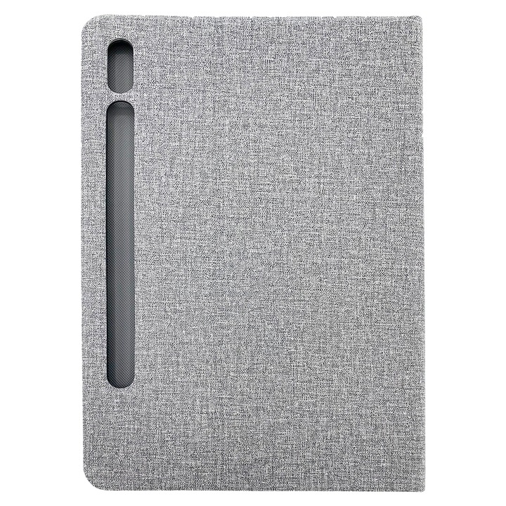 Husa Flip Cover tableta compatibila cu Samsung Galaxy Tab S7, Gri