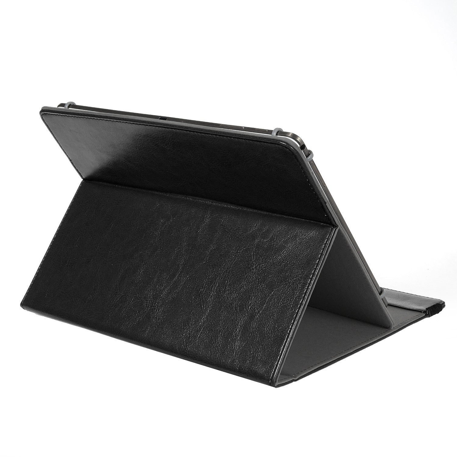 Carcasa universala pentru tableta, Piele sintetica, 10", Negru