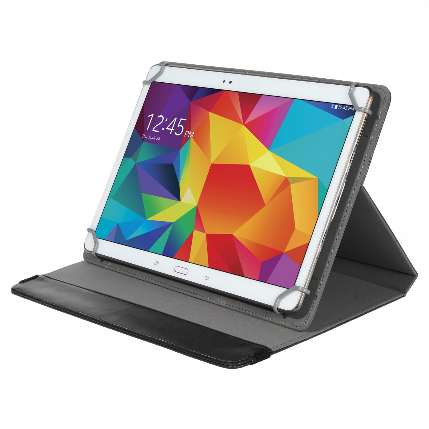 Carcasa universala pentru tableta, Piele sintetica, 10", Negru