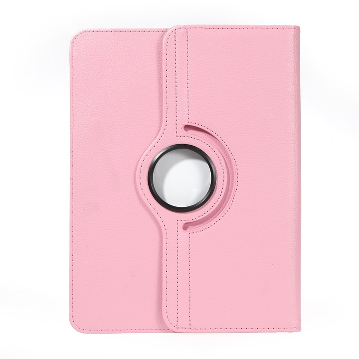 Husa universala pentru tableta, Piele sintetica, 7", Roz