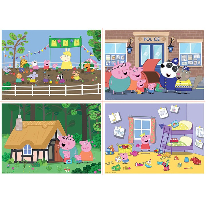 Пъзел Educa Peppa Pig 18645, 20/40/60/80 части