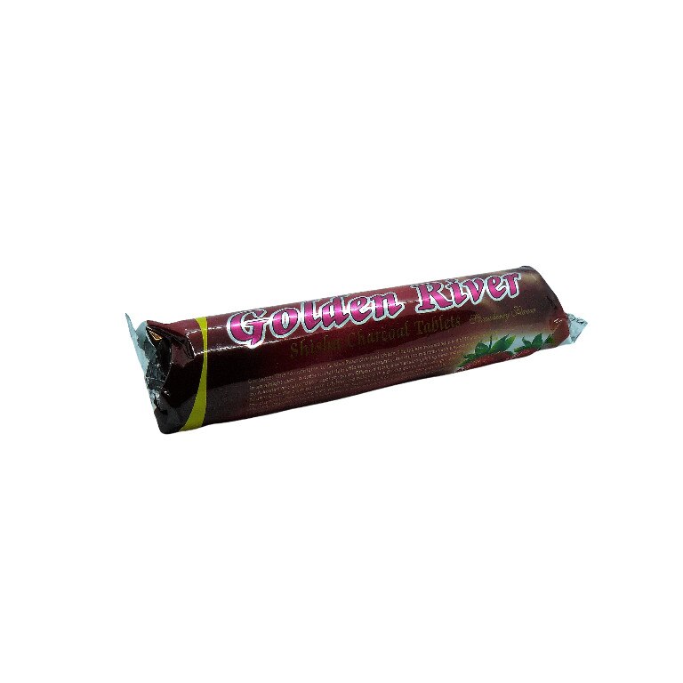 Carbuni pentru narghilea Golden River Capsune 33mm 10 tablete