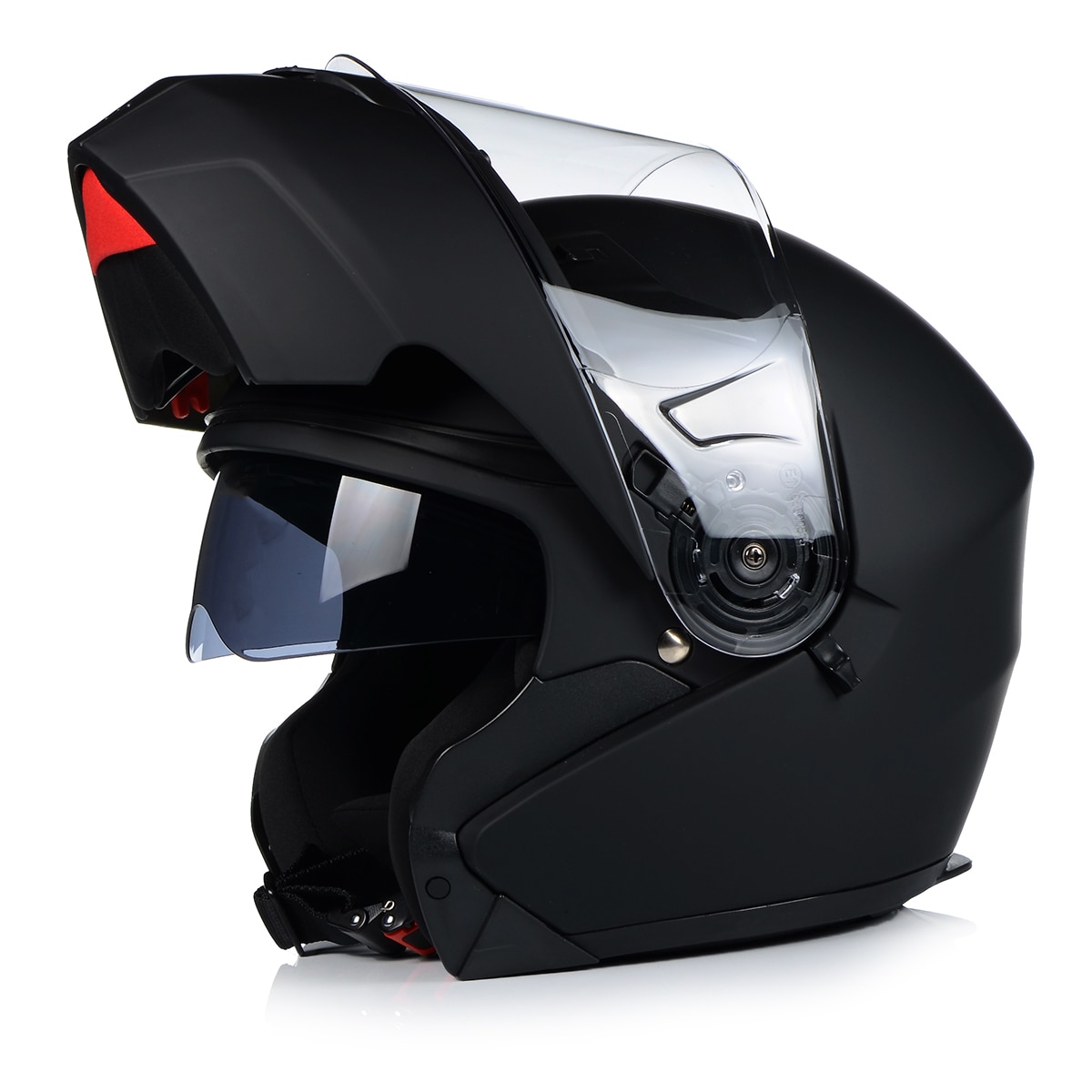 Casca moto, OZONE Wind, Protectie UV, ABS, Negru mat, M (57-58cm)