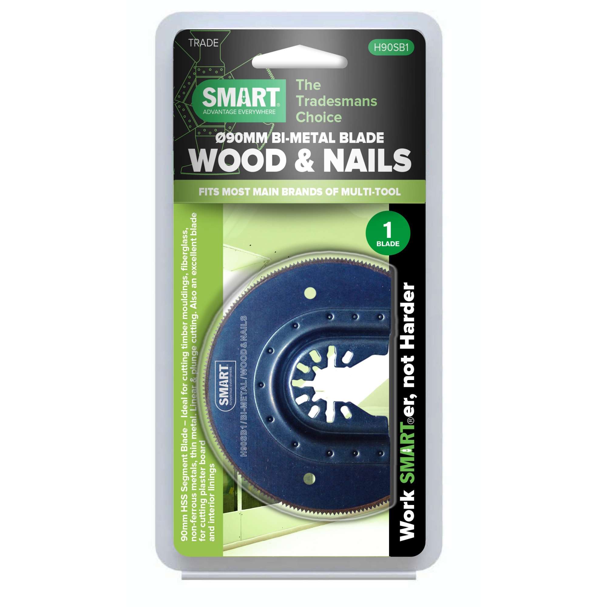 Lama Multifunctionala Multicutter SMART H90SB1 Universal 90mm HSS Segment Bi-Metal