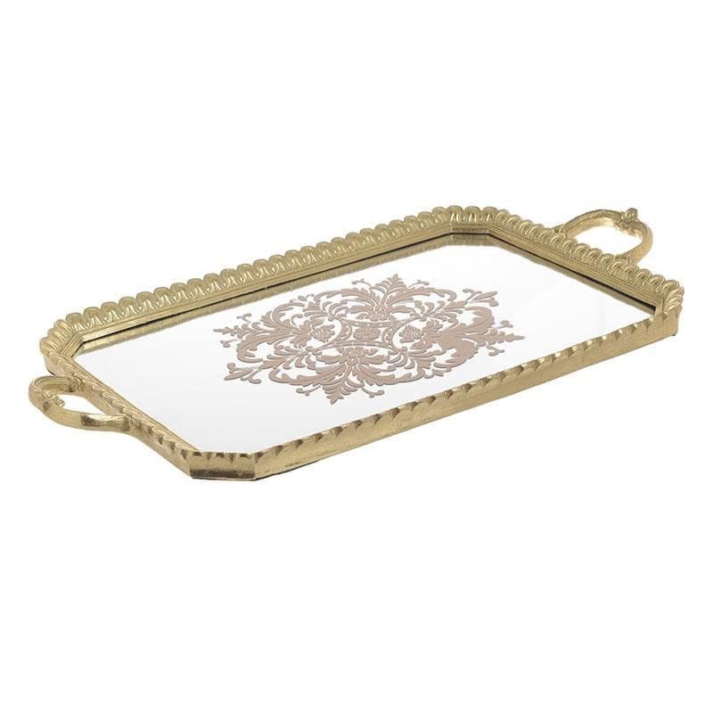 Tava din rasina cu oglinda Golden 56 cm x 30 cm