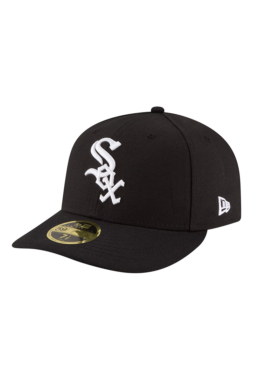 New Era, Sapca cu broderie logo, Negru/Alb, 58.7 CM Standard