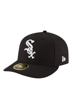New Era, Sapca cu broderie logo, Negru/Alb, 58.7 CM Standard New Era, Sapca cu broderie logo, Negru/Alb, 58.7 CM Standard