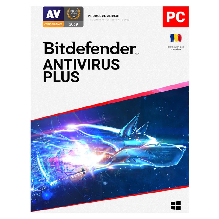 Antivirus Bitdefender Plus 3 Dispozitive 1 An Licenta Electronica