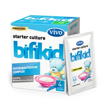 Fermenti lactici iaurt pentru copii, Vivo, 2 g Fermenti lactici iaurt pentru copii, Vivo, 2 g