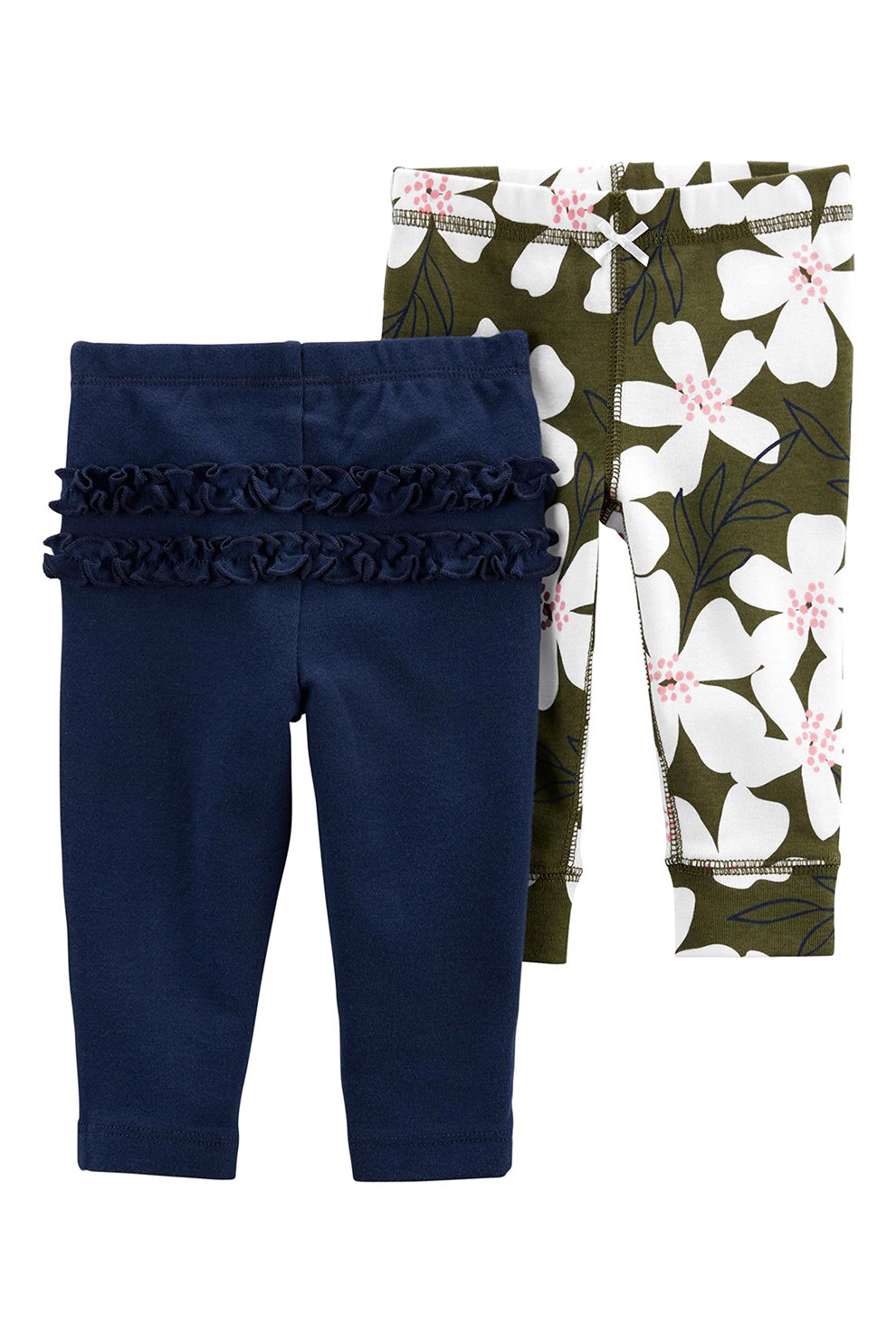 Carter's, Set de colanti cu model - 2 perechi, bleumarin, alb, verde militar