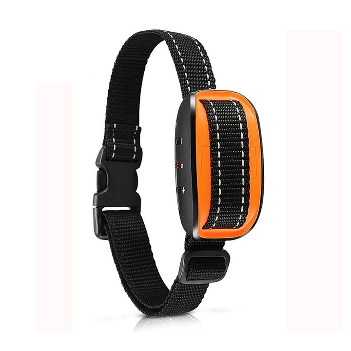 Zgarda anti-latrat, BOMSTOM, 7 Niveluri, ABS, Negru