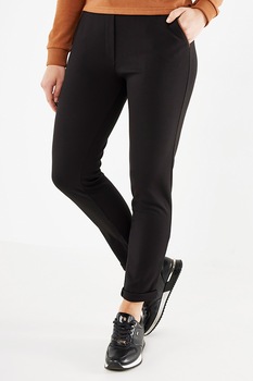 Mexx, Pantaloni slim fit cu buzunare laterale, Negru Mexx, Pantaloni slim fit cu buzunare laterale, Negru