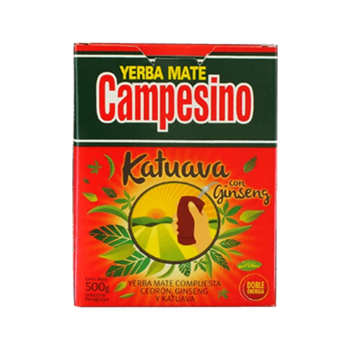 Ceai Yerba Mate, Campesino, Katuava, Ginseng, Paraguay, 0.5 kg