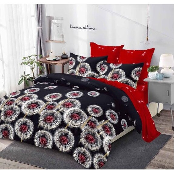 Set 6 piese Lenjerie Relax Shop, Six Elastic Papadii, 2 persoane