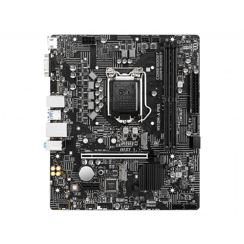Placa de baza MSI H510M-A PRO Intel LGA1200 mATX