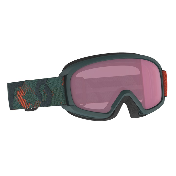 Ochelari ski Scott Jr Witty SGL, copii, verde/portocaliu/lentila enhancer