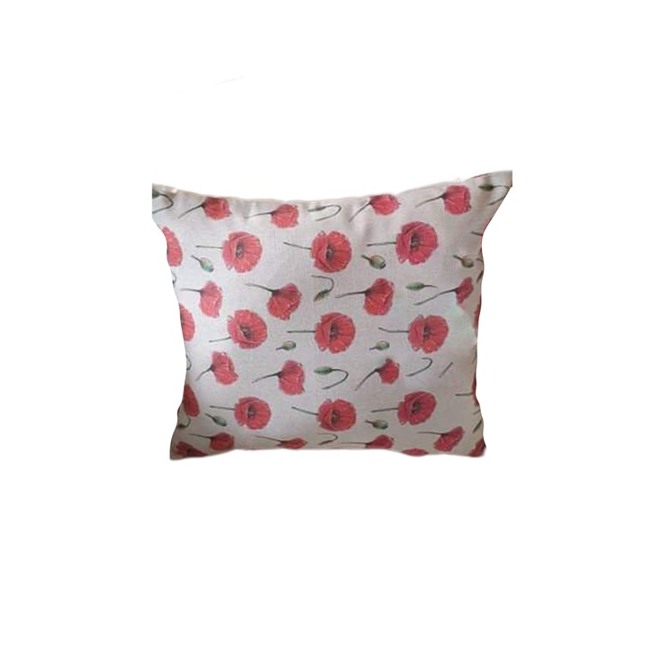 Perna decorativa, PDI 730,45x45cm,bej/rosu