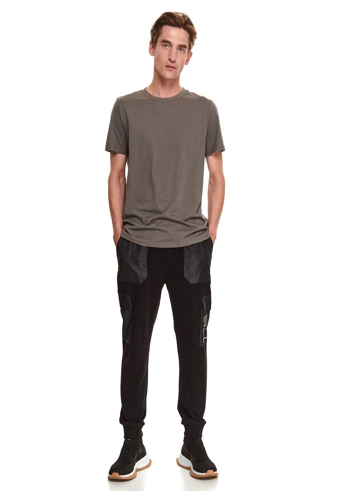 Tricou barbati, TOP SECRET, SPO5299, Gri