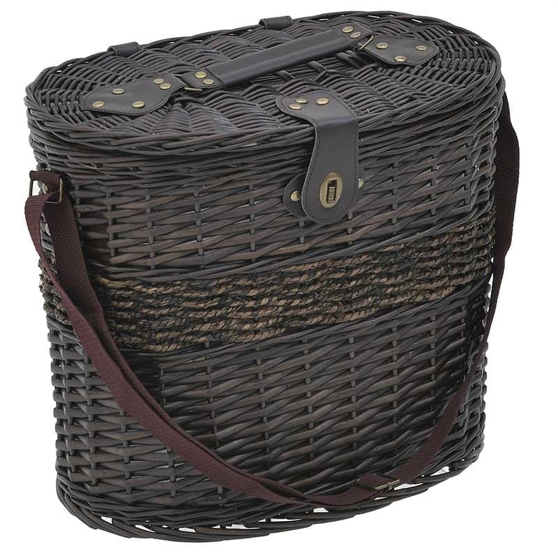 Cos de picnic 4 persoane Brown 40 x 25 x 35 cm eMAG.ro